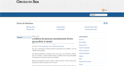 Desktop Screenshot of circulodobem.com